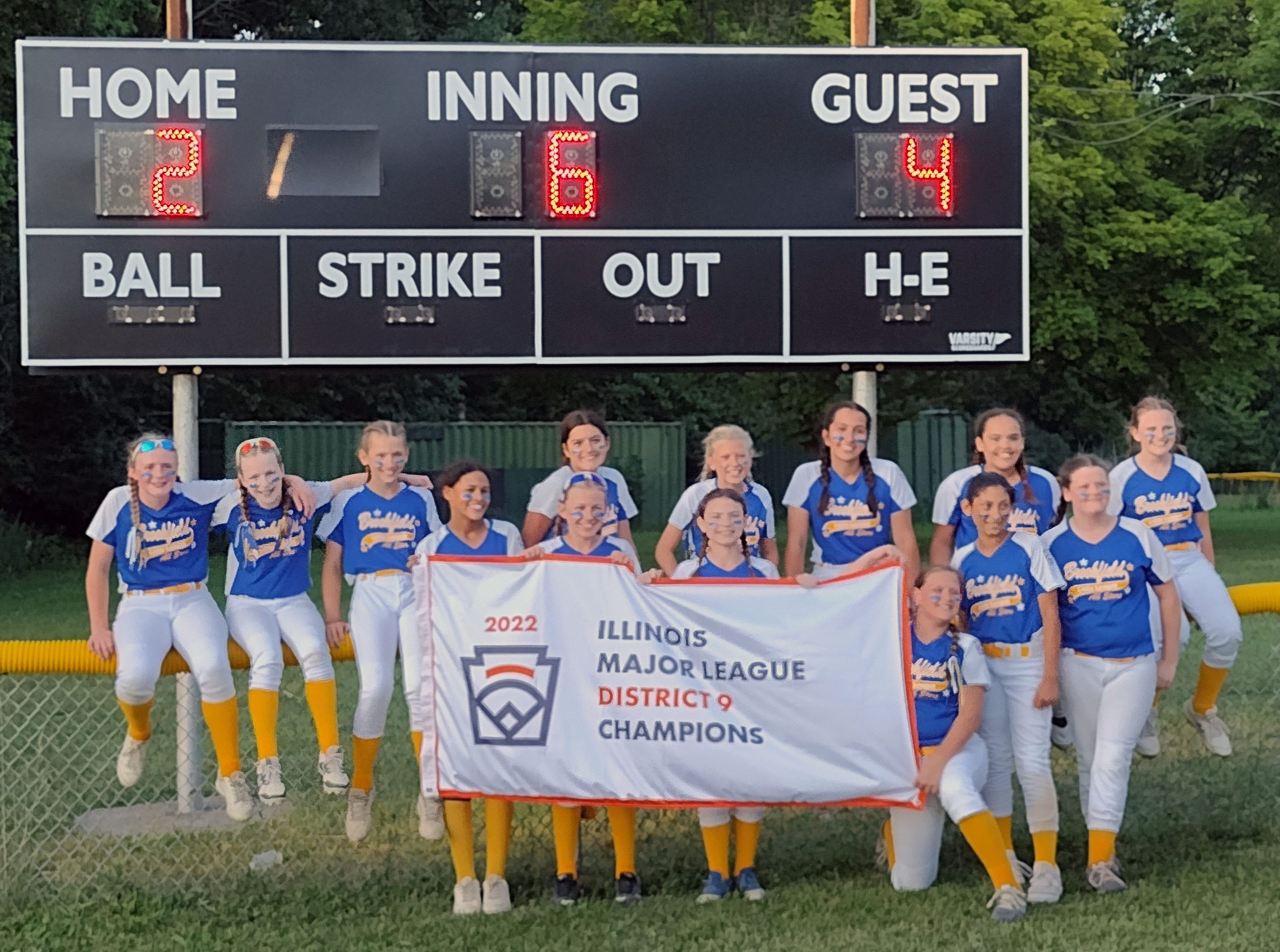 Brookfield 12U Little League softball takes 3rd in state Riverside