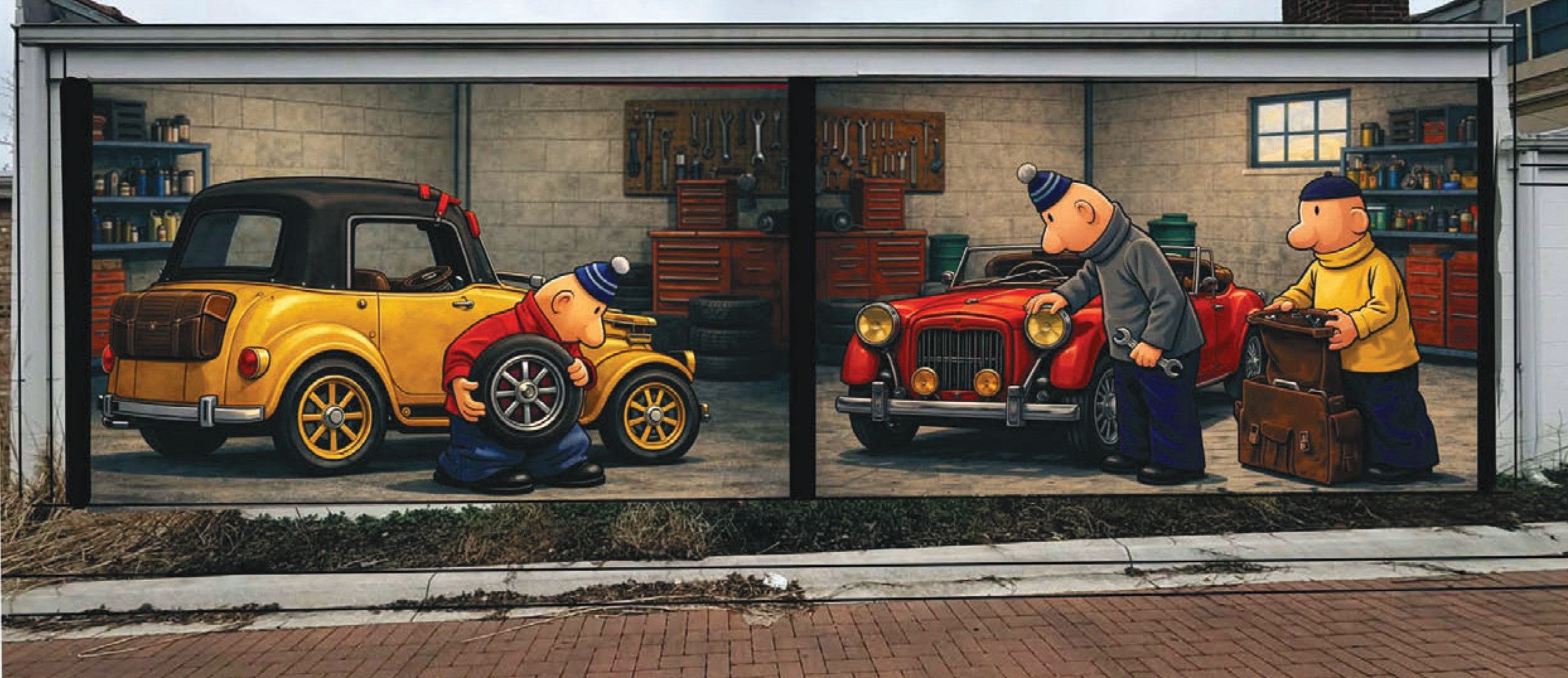 Czech painter will bring a mural to Devat Auto Service