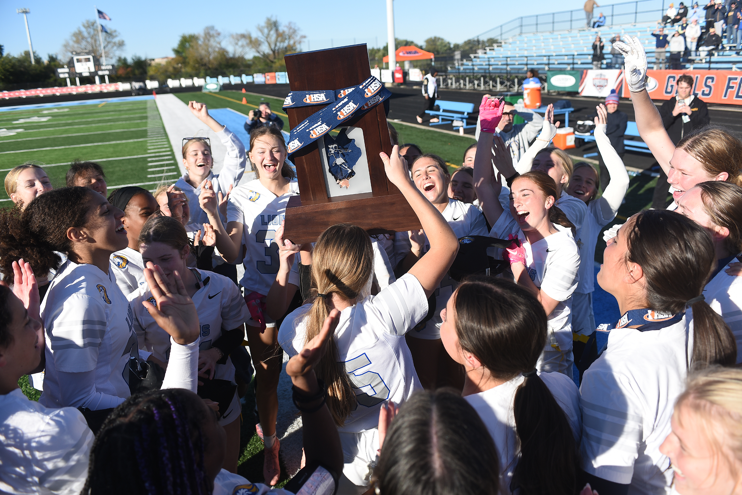 LTHS flag football pulls off 3rd in state in 3rd season